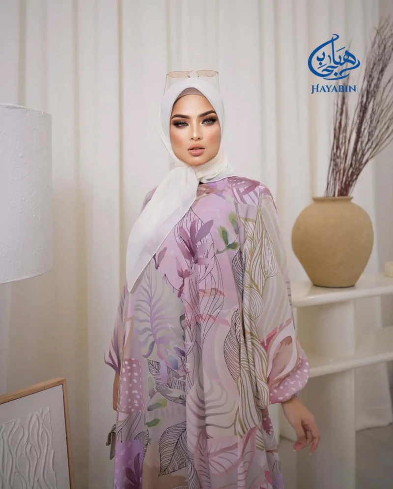 Digital Print HERRA Abaya Exclusive
